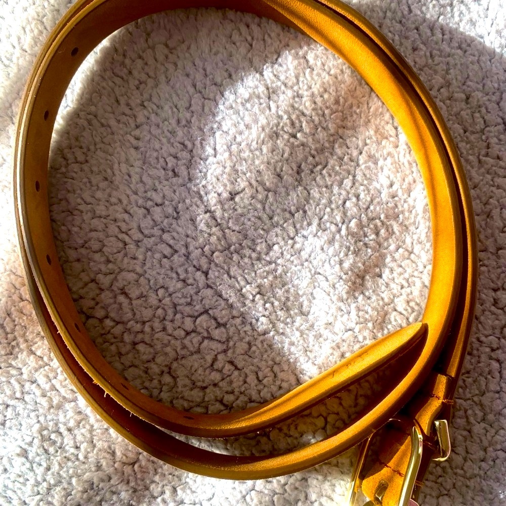 A&F Elegant Tan Suede Leather Belt